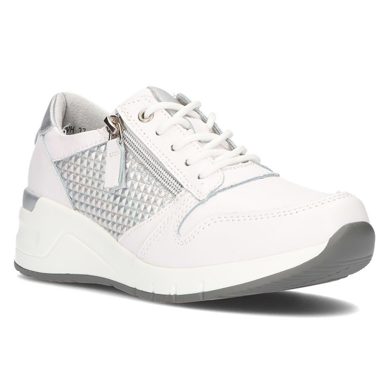 Zapatillas de cuero Filippo DP2052 / 21 Wh blanco