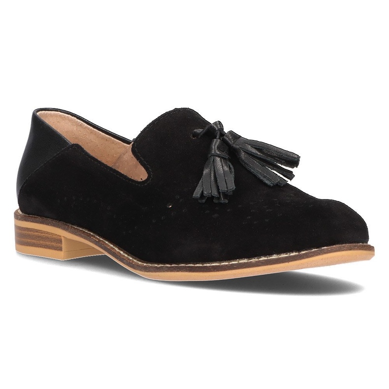 Mocasines de piel Filippo DP2332/21 Bk negro Mocasines de piel Filippo DP2332/21 Bk negro