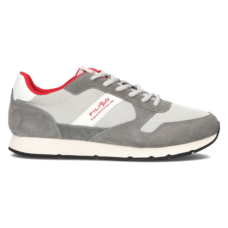Zapatos de piel Filippo MSP2117 / 21 Gr gris