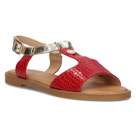 Sandalias Filippo DS2099/21 Rd rojo dorado
