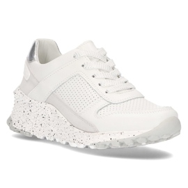 Zapatillas de cuero Filippo DP2008 / 21 Wh blanco