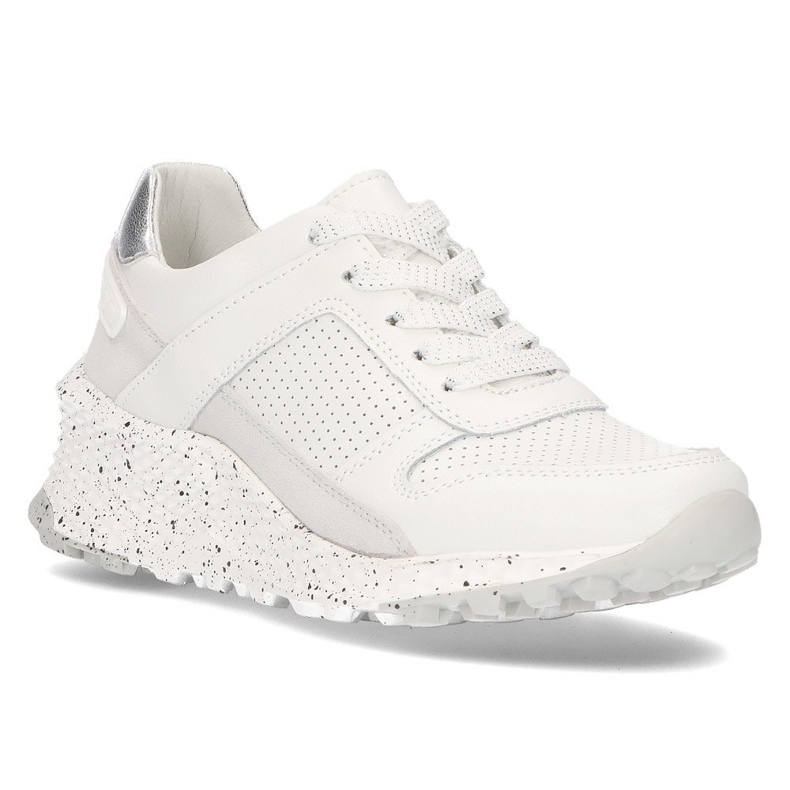 Zapatillas de cuero Filippo DP2008 / 21 Wh blanco Zapatillas de cuero Filippo DP2008 / 21 Wh blanco