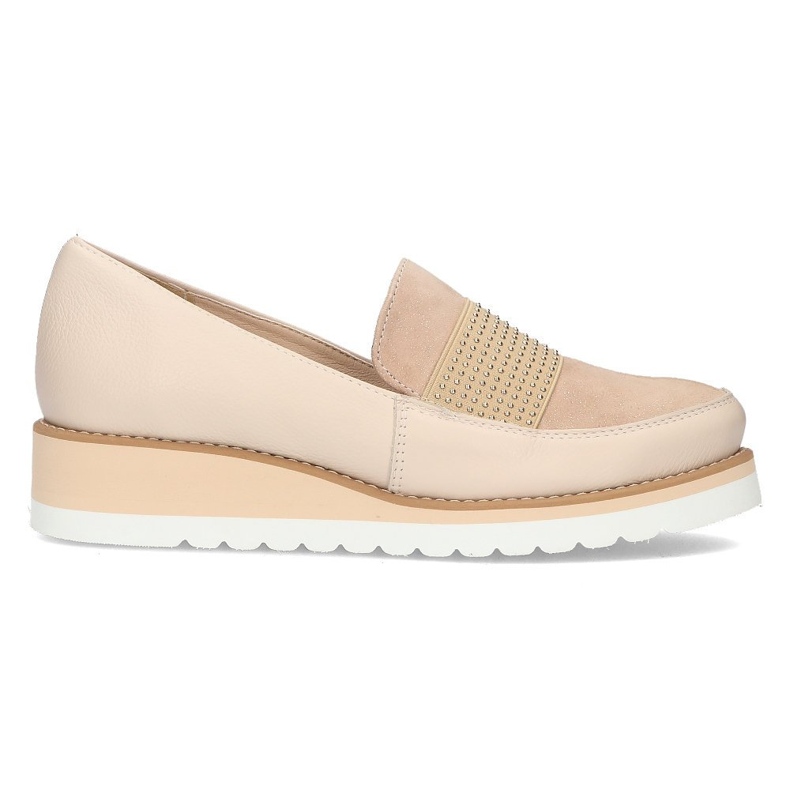 Zapatos de piel Filippo 091 beige