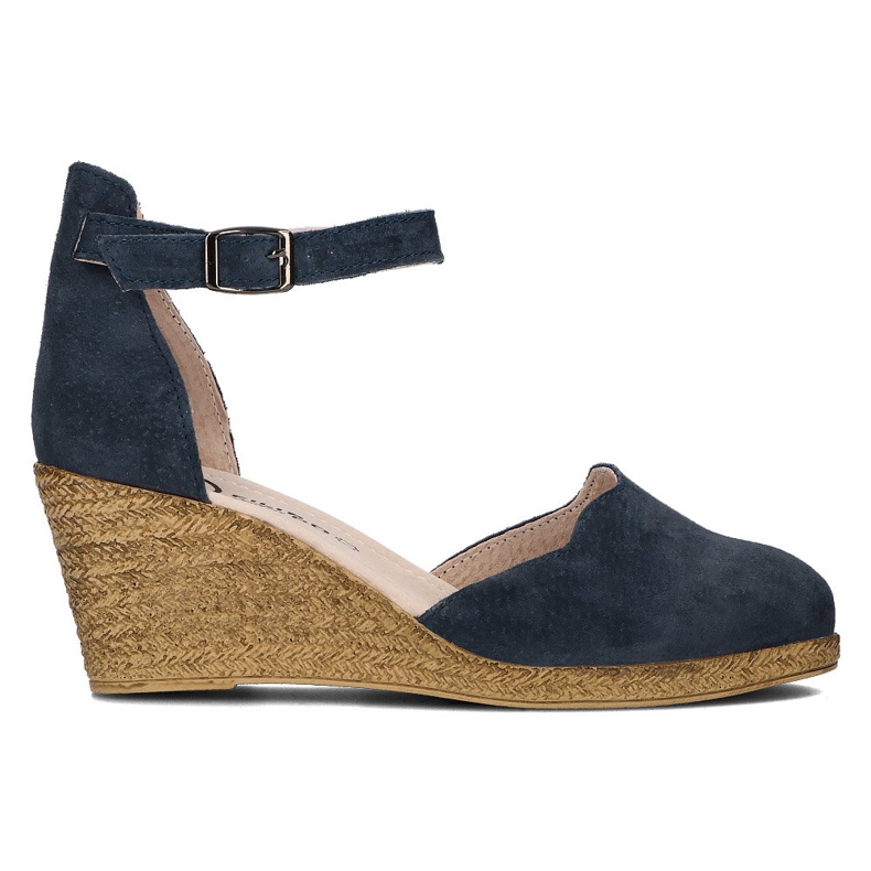 Sandalias de piel Filippo DS1394/21 Nv azul marino