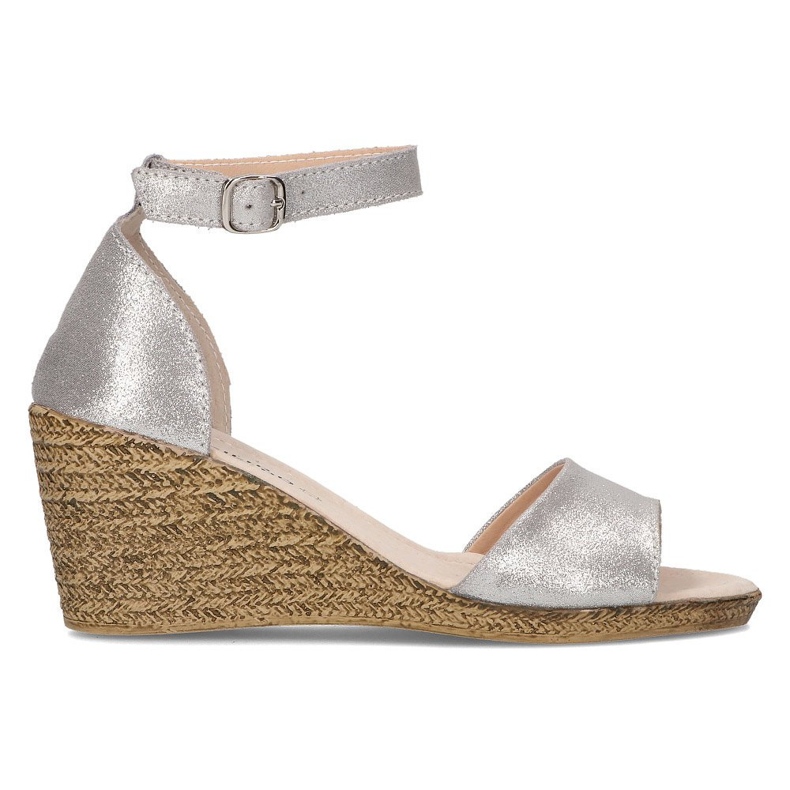 Sandalias de piel Filippo DS2137/21 Si plata