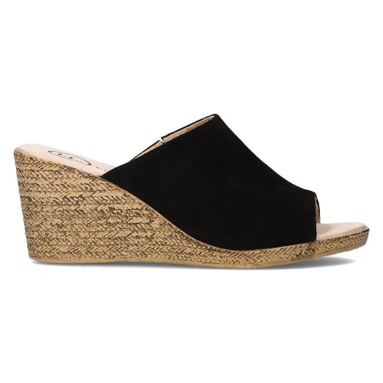 Zapatillas de piel Filippo DK2143/21 Bk negro