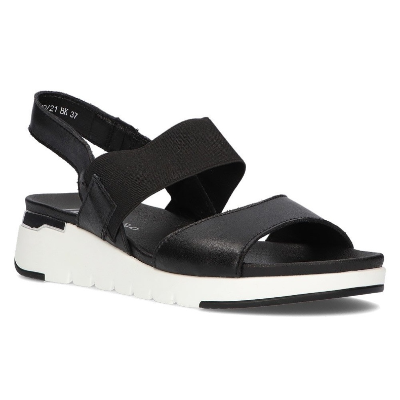 Sandalias de piel Filippo DS2140/21 Bk negro