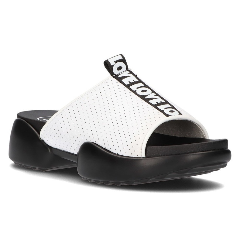 Zapatillas de piel Filippo DK2168/21 Wh blanco