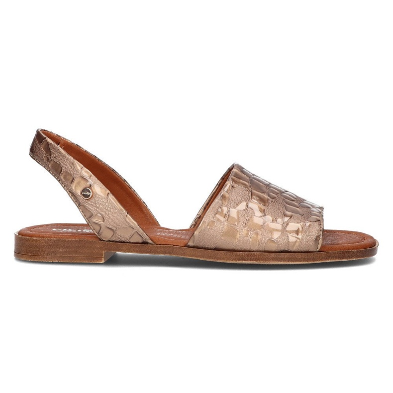 Sandalias de piel Filippo 40215 taupe marrón