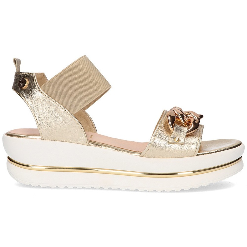Sandalias de piel Filippo 104 oro dorado