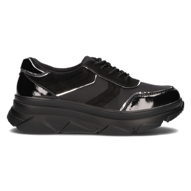 Zapatillas de cuero con cordones Filippo DP3178 / 21 Bk negro Zapatillas de cuero con cordones Filippo DP3178 / 21 Bk negro