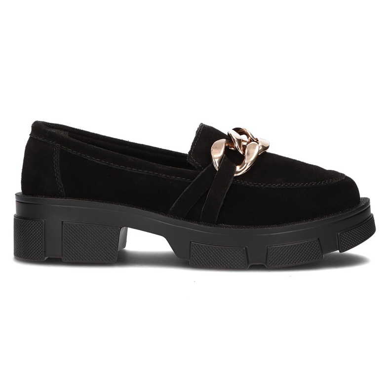 Zapatos de cuero Filippo DP3221/21 Bk S negro