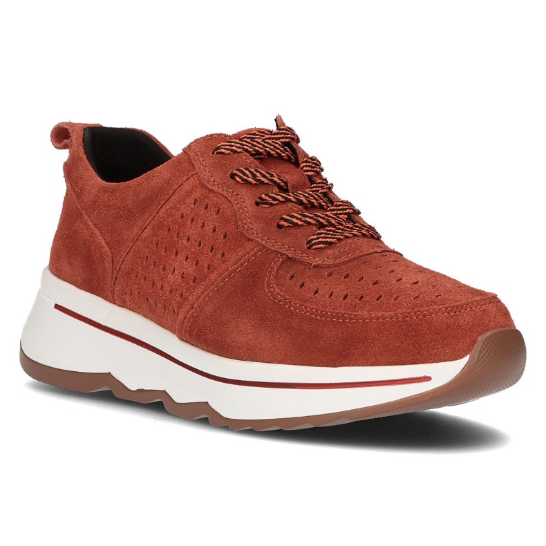 Filippo Deportivas de piel DP3171/21 Br marrón naranja