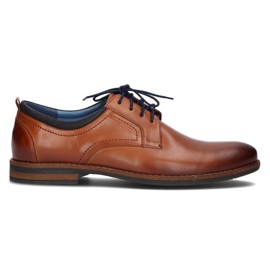 Zapatos de piel Filippo 1726 marrón