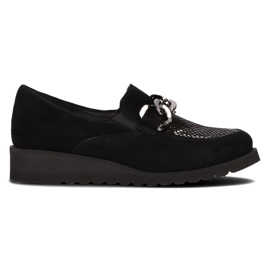 Mocasines de piel Filippo 124 negro