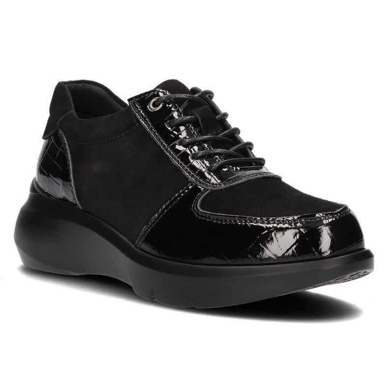 Zapatillas de cuero Filippo DP3168 / 21 Bk negro