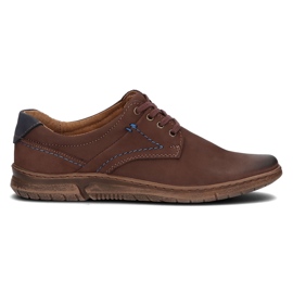 Zapatos de piel Filippo 858 marrón