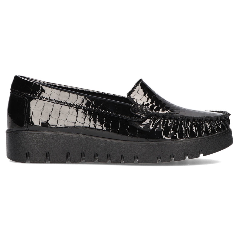 Zapatos de cuero Filippo DP3024 / 21 Bk Cr negro Zapatos de cuero Filippo DP3024 / 21 Bk Cr negro