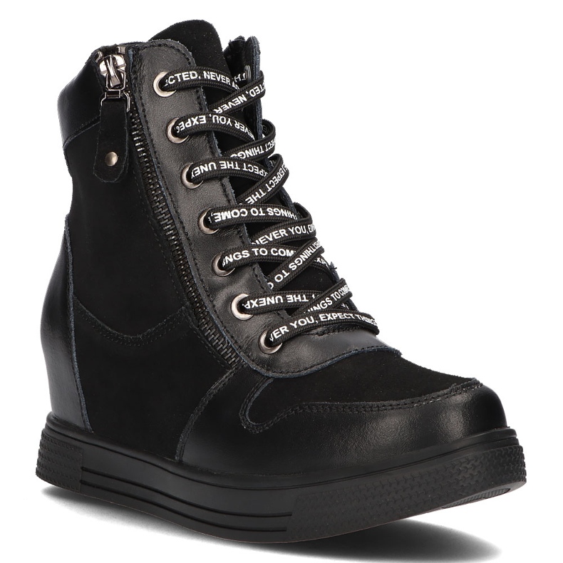 Botas de piel Filippo DBT3148/21 Bk Negro