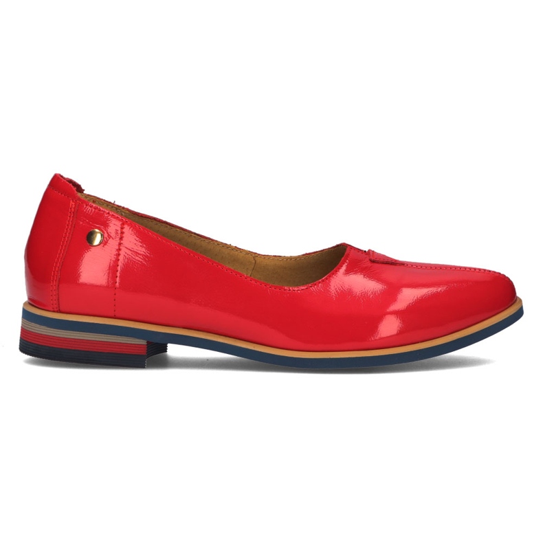 Zapatos de piel Filippo 05035 Rojo