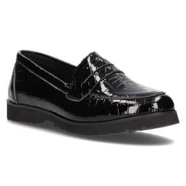 Mocasines de piel Filippo DP3172/21 Bk negro