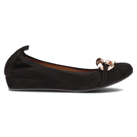 Bailarinas Filippo 894 de piel negro