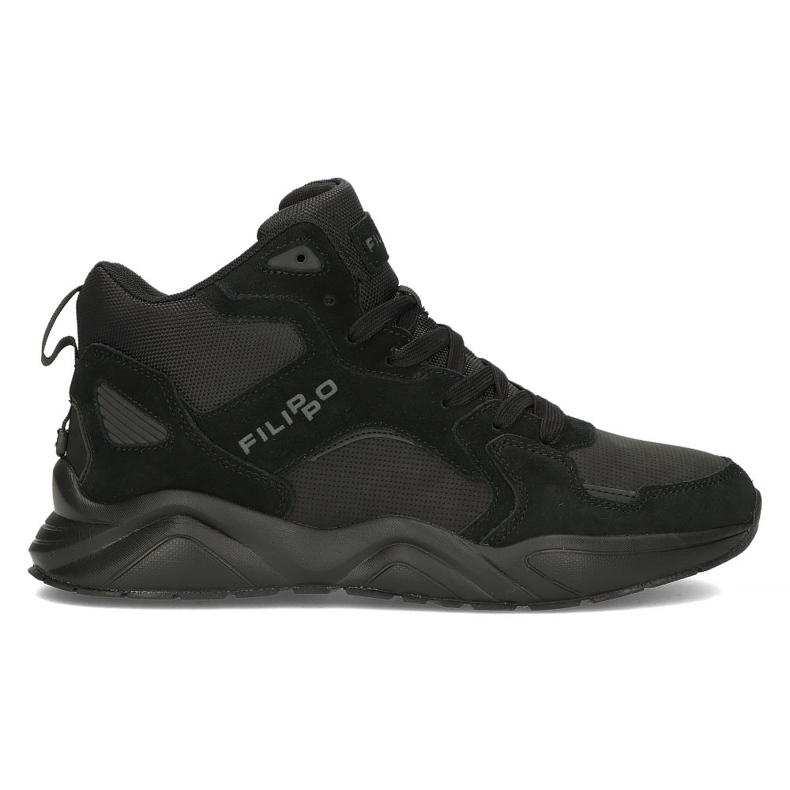 Cuero Trekking Filippo MTR3089/21 Bk negro
