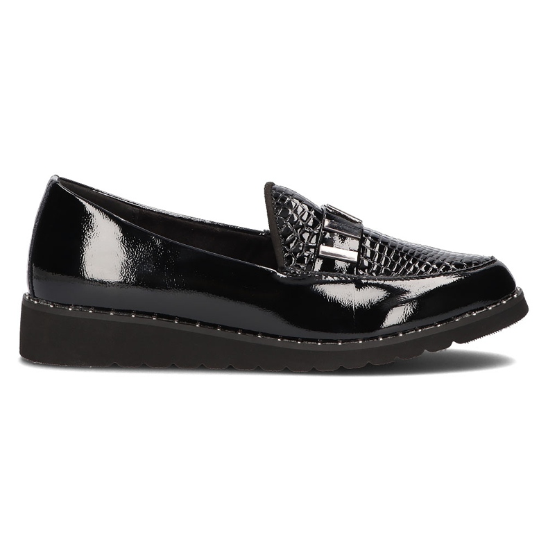 Mocasines de piel Filippo DP1515/22 Bk L negro