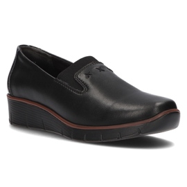 Zapatos de piel Filippo DP3160/22 Bk negro