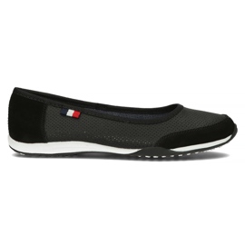 Zapatos de cuero Filippo DP142/22 Bk negro