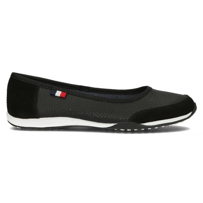 Zapatos de cuero Filippo DP142/22 Bk negro