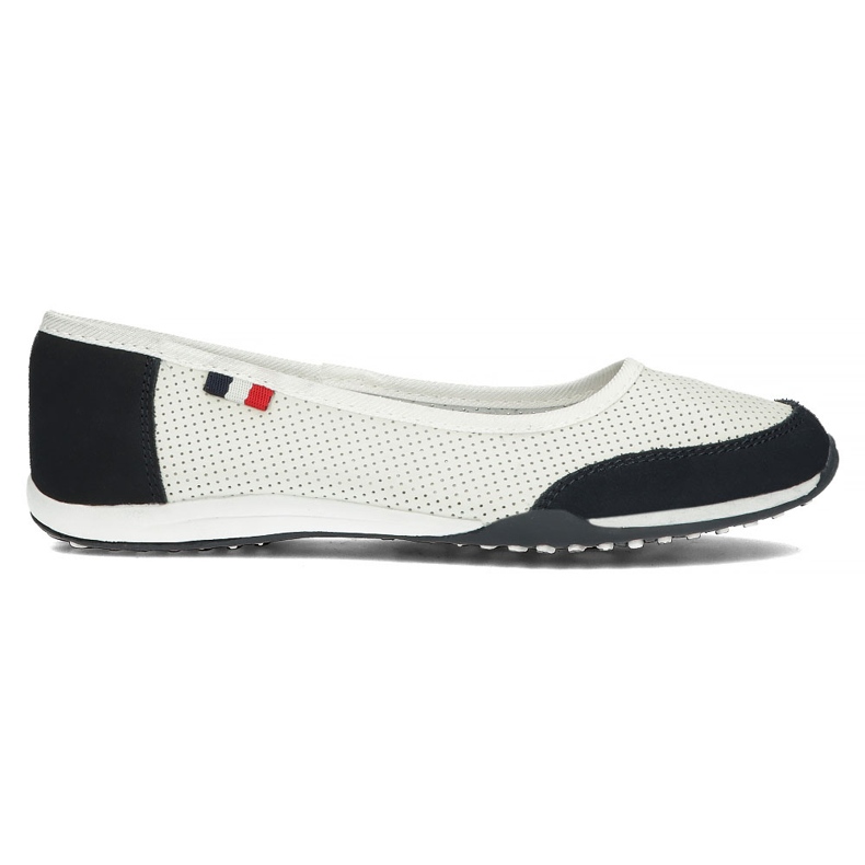 Zapatos de piel Filippo DP142/22 Wh Nv blanco y azul marino