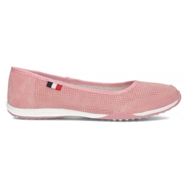 Zapatos de cuero Filippo DP143/22 Pi rosa