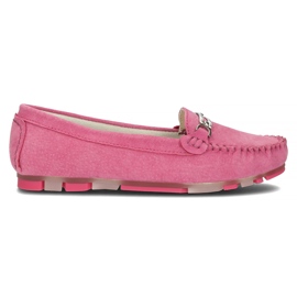 Mocasines de piel Filippo DP1202/22 Fh rosa rosado