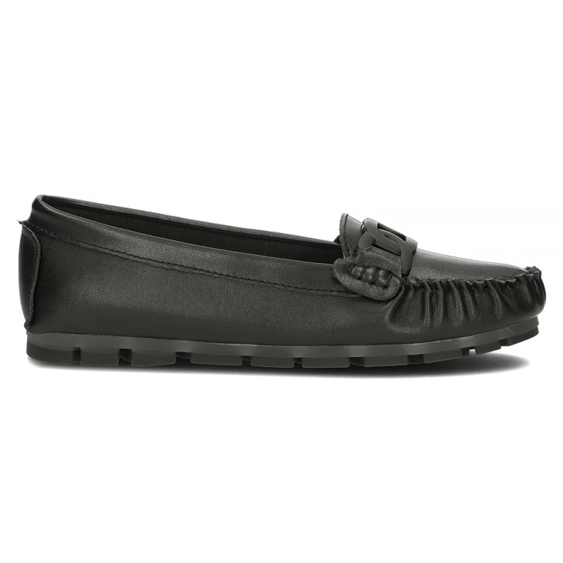 Mocasines de piel Filippo DP3629/22 Bk negro