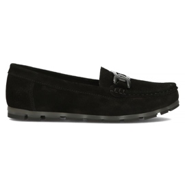 Mocasines de piel Filippo DP3630/22 Bk negro