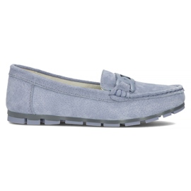 Mocasines de piel Filippo DP3630/22 Bl azul
