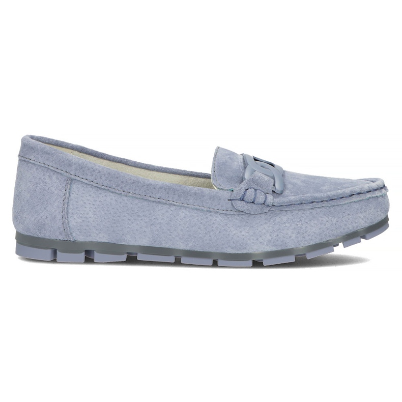 Mocasines de piel Filippo DP3630/22 Bl azul