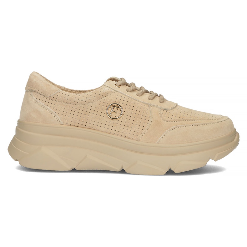 Zapatillas de cuero Filippo DP2138/22 Be Be beige