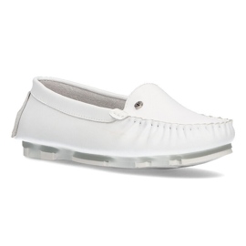Mocasines de piel Filippo DP2037/22 Wh blanco