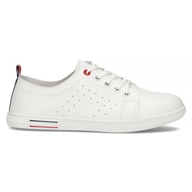 Zapatos de piel Filippo DP3508/22 Wh blanco