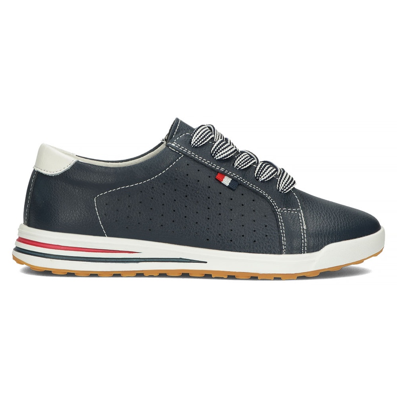 Zapatos de piel Filippo DP3509/22 Nv azul marino