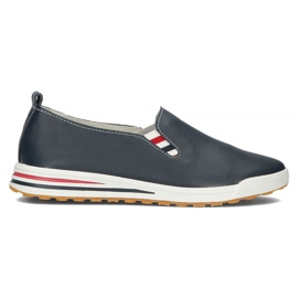 Zapatos de piel Filippo DP3510/22 Nv azul marino