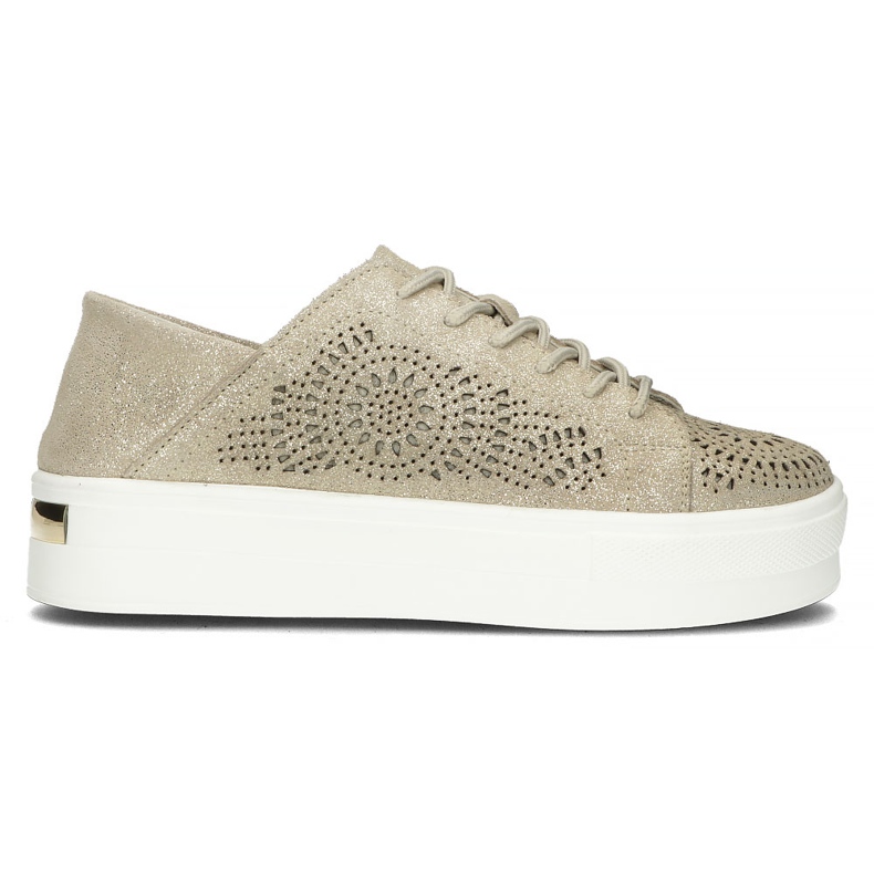 Zapatos de piel FILIPPO DP3529/22 Go golden dorado