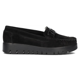 Mocasines de piel Filippo DP3334/22 Bk negro