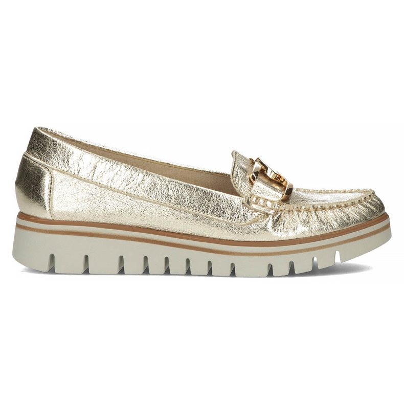 Mocasines de piel Filippo 10134 oro dorado
