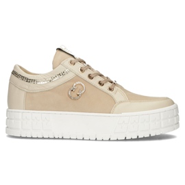 Deportivas de piel Filippo 149 beige