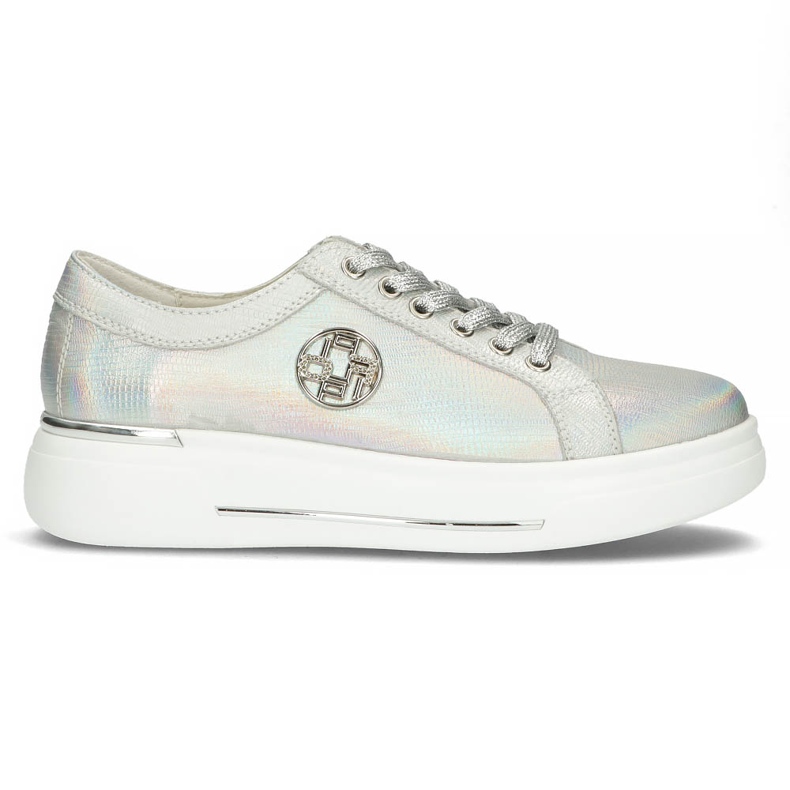 Zapatos de piel FILIPPO DP3506/22 Si plata