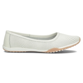 Bailarinas de cuero Filippo DP3681 / 22 Wh blanco
