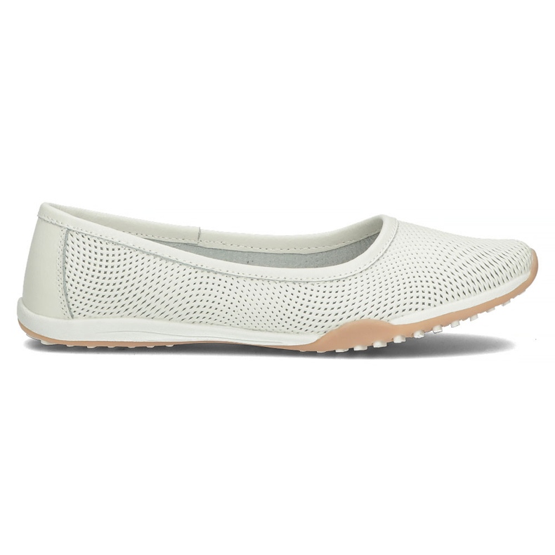Bailarinas de cuero Filippo DP3681 / 22 Wh blanco
